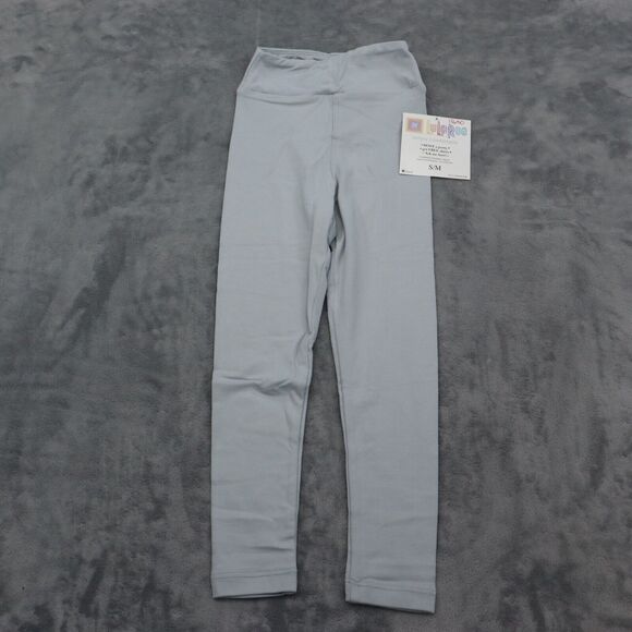 LulaRoe Pants Girls S to M Simply Comfortable White Gray Set of 2 Leggings - Picture 9 of 16